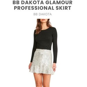 BB Dakota Glamour sequin skirt!